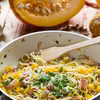 Spaghetti alla carbonara z dynią