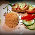 Schab zapiekany z mozzarellą i pomidorami :)