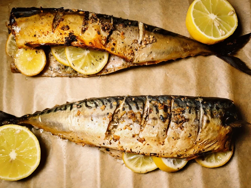 Pieczona makrela