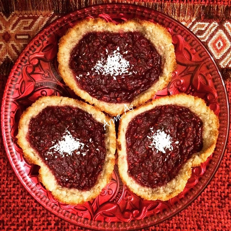 Fit tarteletki (bez mąki) z frużeliną malinową