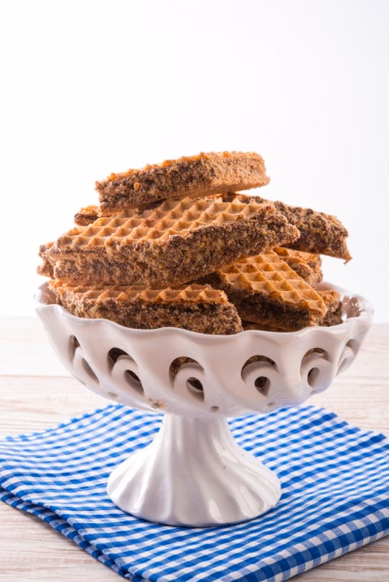 Kajmakowe wafle