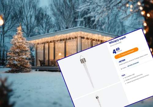 Te wiszące sopelki z Action za 4 zł to hit klientów! Zero rachunków i kabli, a balkon lub ogród jak z boskiej mroźnej krainy