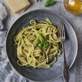Spaghetti z pesto