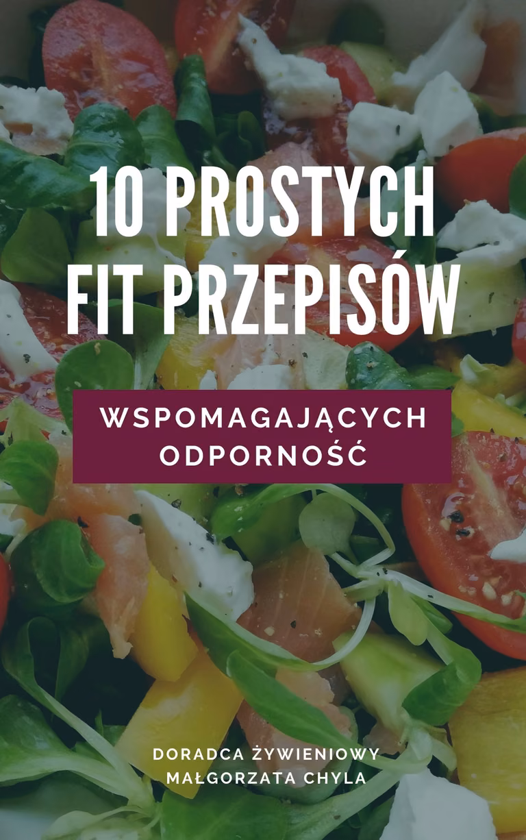 10 prostych fit przepisów wspomagających odporność - darmowy e-book