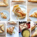 trójkąciki z ciasta francuskiego z jabłkami
