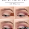 Piękny make up oka z kreską
