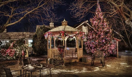 Świąteczny klimat na domowym tarasie