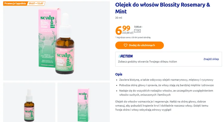 Zdjęcie Ten olejek do włosów z Action za 6 zł to kosmetyczna perełka! Mega skład na grosze, a włosy są sprężyste i rosną jak szalone #1