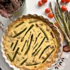 Tarta ze szparagami i indykiem
