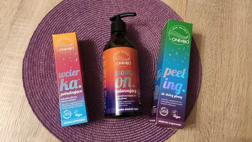 OnlyBio Hair Balance - wcierka, peeling i szampon do włosów •