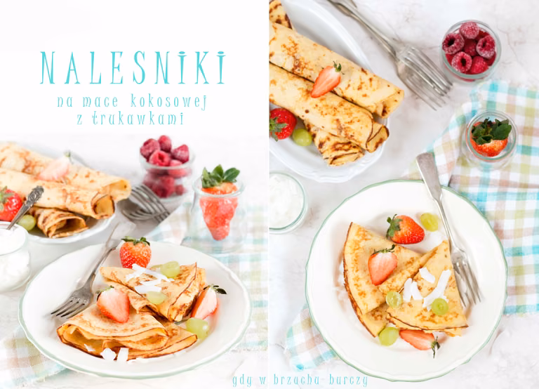 Naleśniki na mące kokosowej