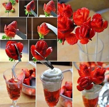 Dekoracje z truskawek