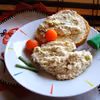Pasta twarogowa z rybą w oleju i cebulką dymką