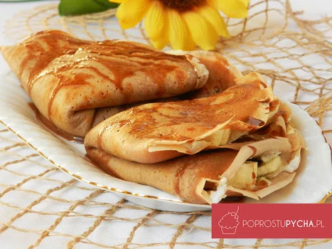 Czekoladowe ciasteczka z serem i bananami