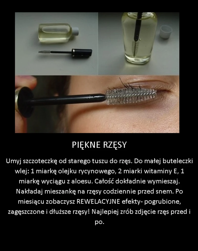 Super sposób na piękne rzęsy!