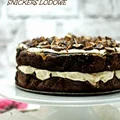 Lodowy tort snickers
