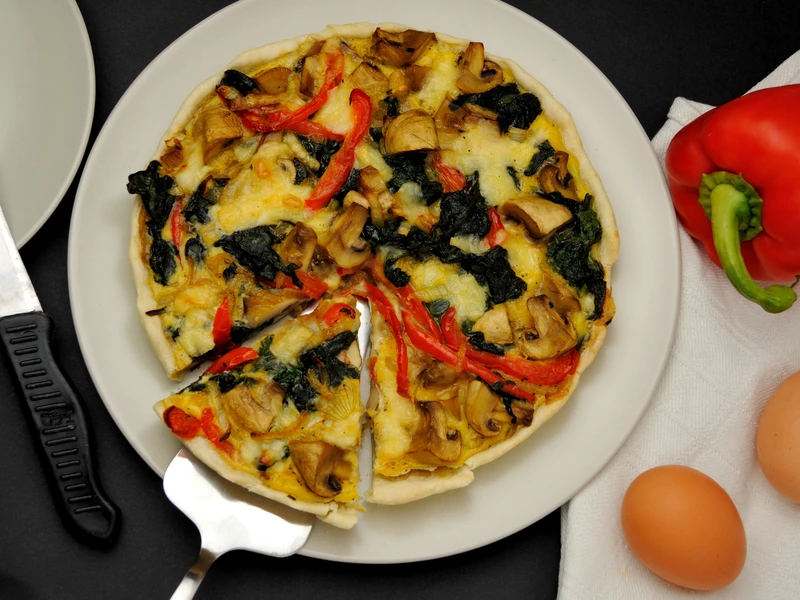 Quiche ze Szpinakiem