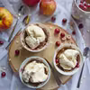 Mini deser - crumble orzechowe z czekoladą