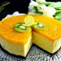 sernik z mascarpone "Brzoskwiniowe lustro"