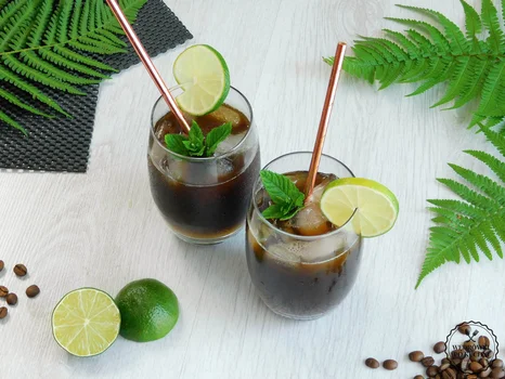 Mrożona kawa Mojito - Wędrówki po kuchni