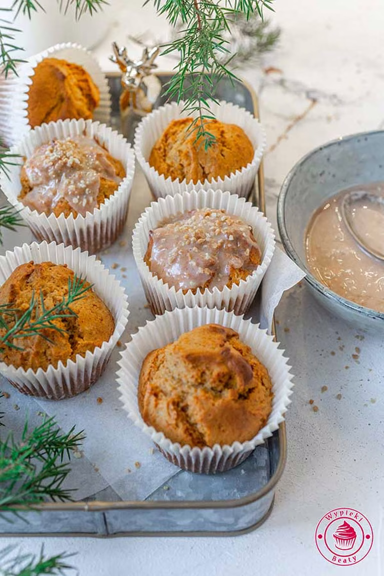 Muffinki dyniowo-piernikowe