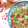 sałatka z kuskusem, bobem i granatem czyli moja wersja tabbouleh