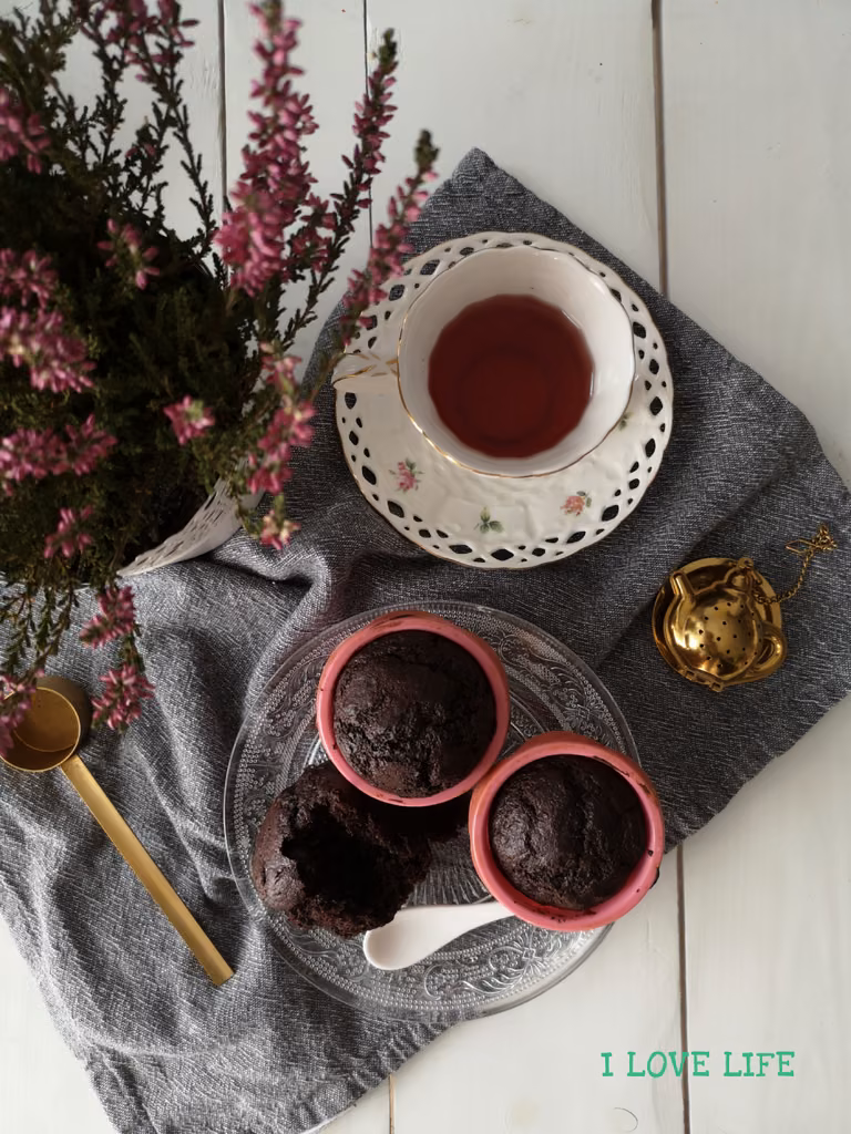 Muffinki czekoladowo - dyniowe