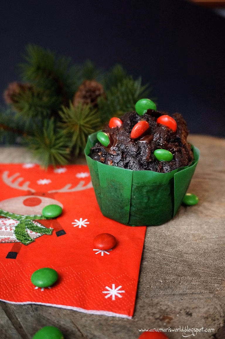 Muffinki marchewkowe z drażetkami M&M's