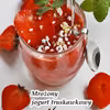 Mrożony jogurt truskawkowy