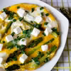 Omlet ze szparagami i fetą