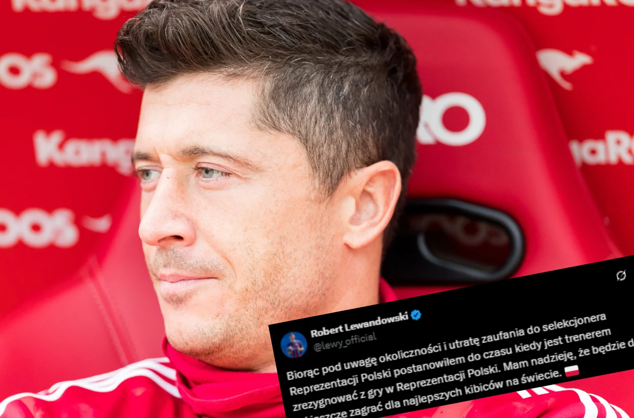 Trzęsienie w kadrze reprezentacji Polski! Robert Lewandowski stracił opaskę kapitana i opublikował wymowny post