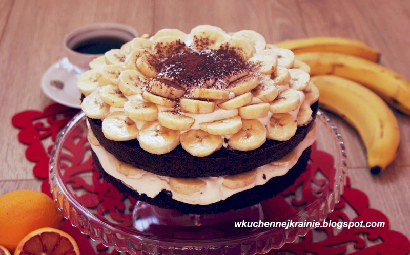 Tort z bananami