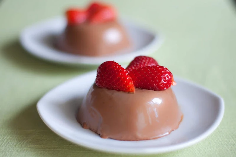 Czekoladowa panna cotta z kawą