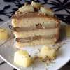 Tort chałwowy z ananasem