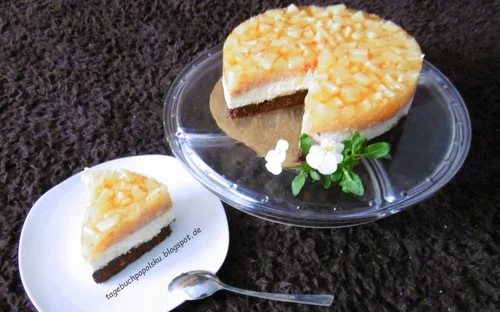Tort z herbatnikami, ananasem i serkiem Philadelphia (bez pieczenia)