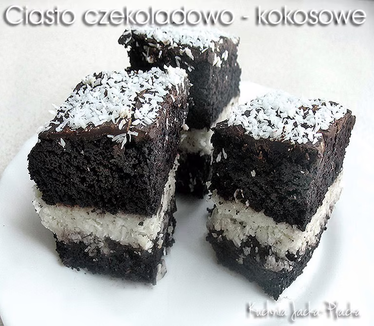 Ciasto czekoladowo - kokosowe