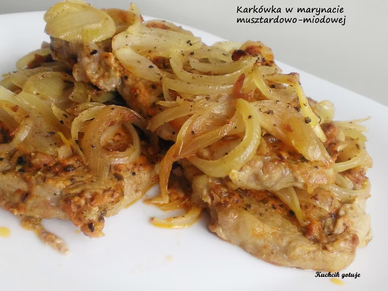 Karkówka w marynacie musztardowo-miodowej
