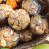Miodowe muffiny z jabłkami