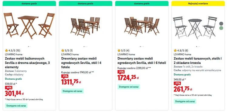 Zdjęcie -25% na meble ogrodowe jeszcze tylko przez 2 dni! Zestawy z Lidla rozchodzą się jak ciepłe bułeczki #12