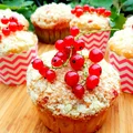 Muffiny z Porzeczkami i Budyniem