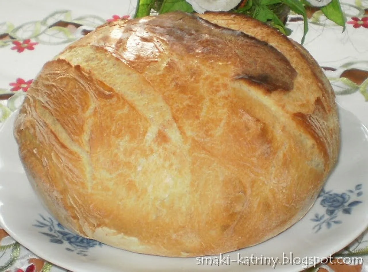 Rewelacyjny chleb z garnka :-) Polecam-najlepszy :-)