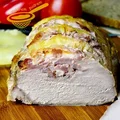 Schab pieczony z ananasem