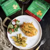 Pieczona pierś z kurczaka faszerowana warzywami i serem cheddar