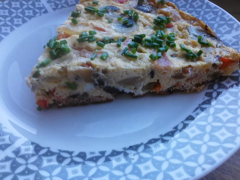 Omlet z pieczarkami