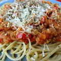 Spaghetti z soczewicą
