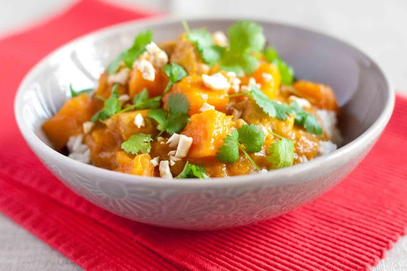 Curry z dyni i kurczaka