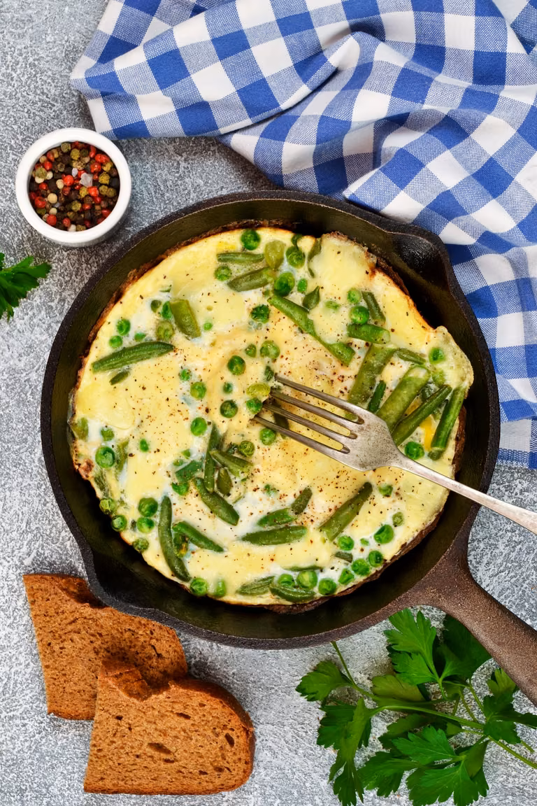 Frittata ze szparagami