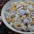 Sałatka z kurczakiem gyros z mocną nutą czosnku