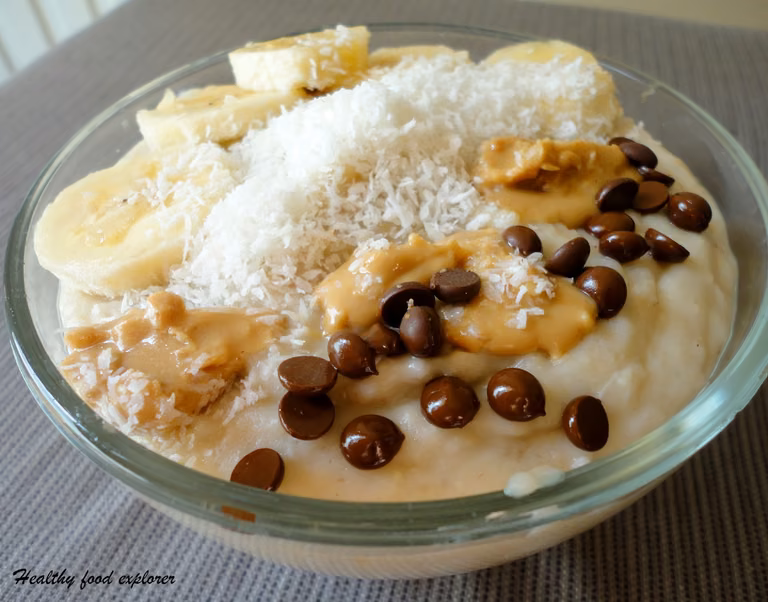 Owsianka kokosowo - bananowa