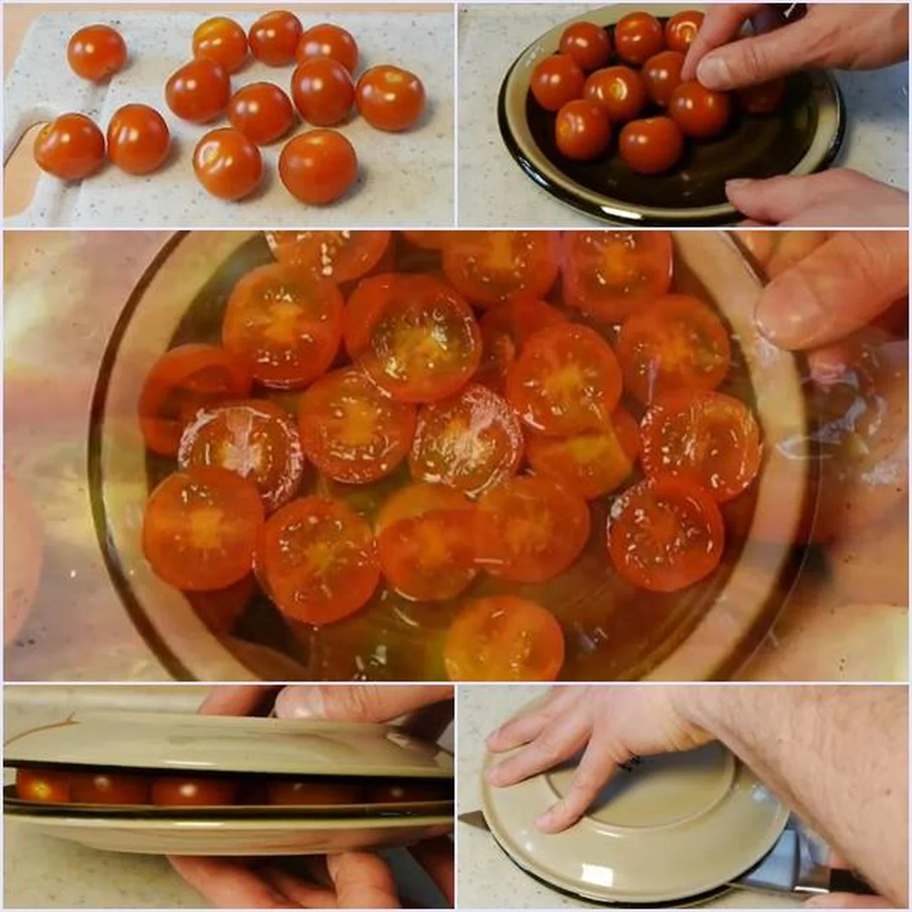 Jak sprytnie kroić pomidory koktajlowe